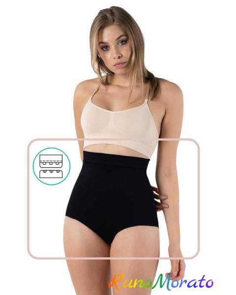 Стягуючі трусики високі з гачками Formeasy XL арт. 1300 Черный