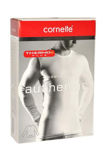 Футболка Cornette мужская с длинным рукавом 214 Thermo Plus XXXL Черная