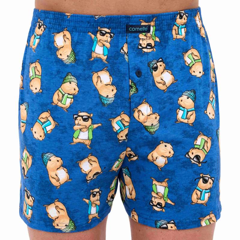 Жіночі труси-боксери чоловічі Cornette 001-178 Classic A25 L Темно синие (5902458266357)