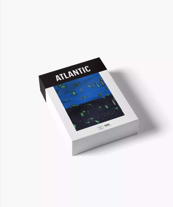 Чоловічі боксери Atlantic 2MHH-006 р. L набор 2 шт granat-niebieski